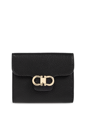 Black Leather wallet FERRAGAMO - Vitkac AS